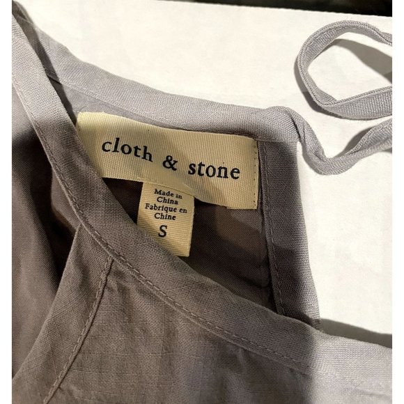 Cloth & Stone halter dress Size Small Light Grey | U1 - Picture 4 of 9